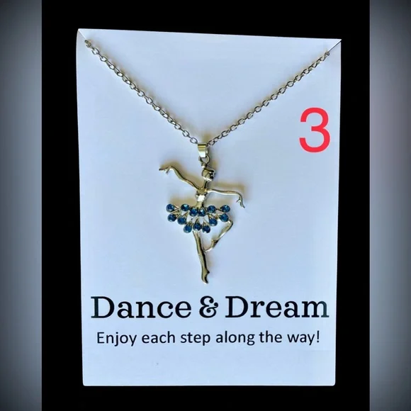 🆕 Ballerina Necklace - Lt Blue - Picture 9 of 12
